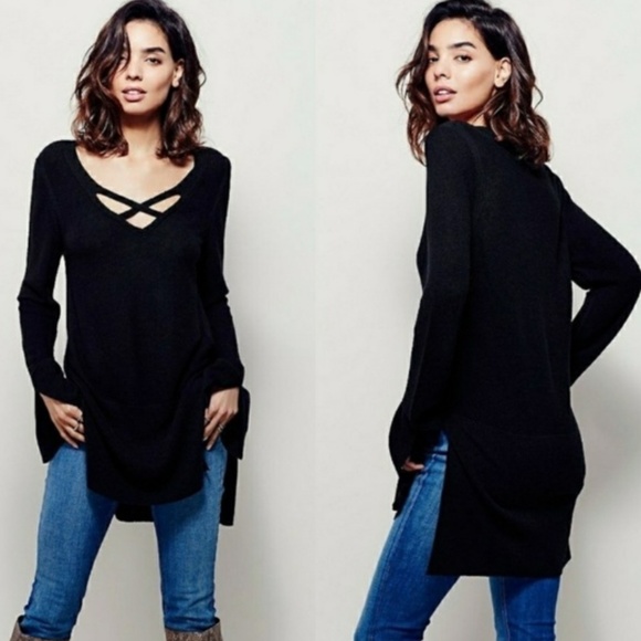 Free People Sweaters - Free People Black Sweater